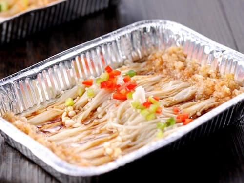 千山锡纸烤金针菇
